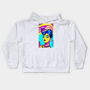 Pop Art Popculture Sexy Woman Kids Hoodie